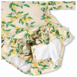 Clearance Molo Combinaison de Bain Narice Citrons Fibres Recyclées | Jaune pâle