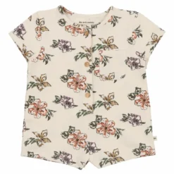 the new society Combinaison Rancho Baby Hibiscus || Premières Tenues|Combinaisons Et Bodies