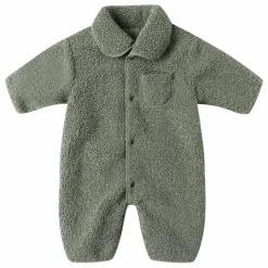 New Quincy Mae Combinaison Sherpa | Vert de gris
