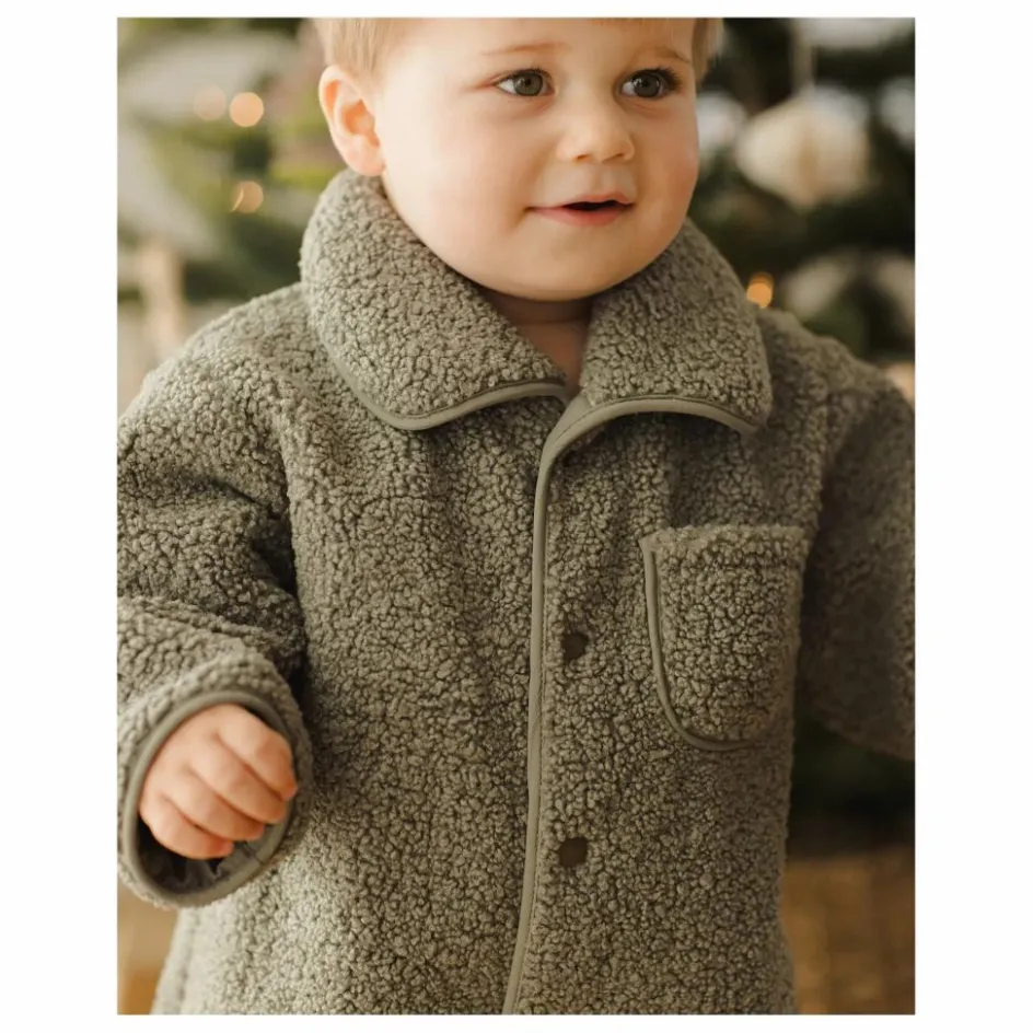New Quincy Mae Combinaison Sherpa | Vert de gris