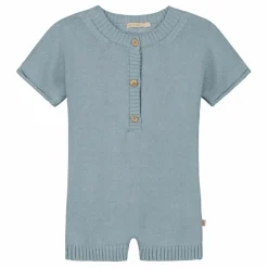 Best Yuki Combinaison Single Coton Bio | Bleu gris