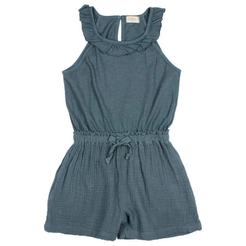 Enfant Búho Robes, Combinaisons*Combishort Unie Lin |