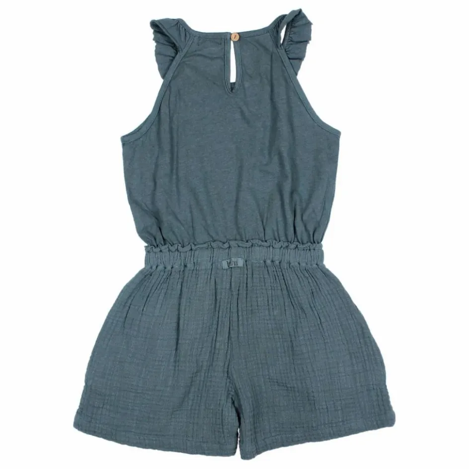 Enfant Búho Robes, Combinaisons*Combishort Unie Lin |