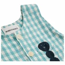 Sale Bobo Choses Combishort Vichy Fourmi | Bleu