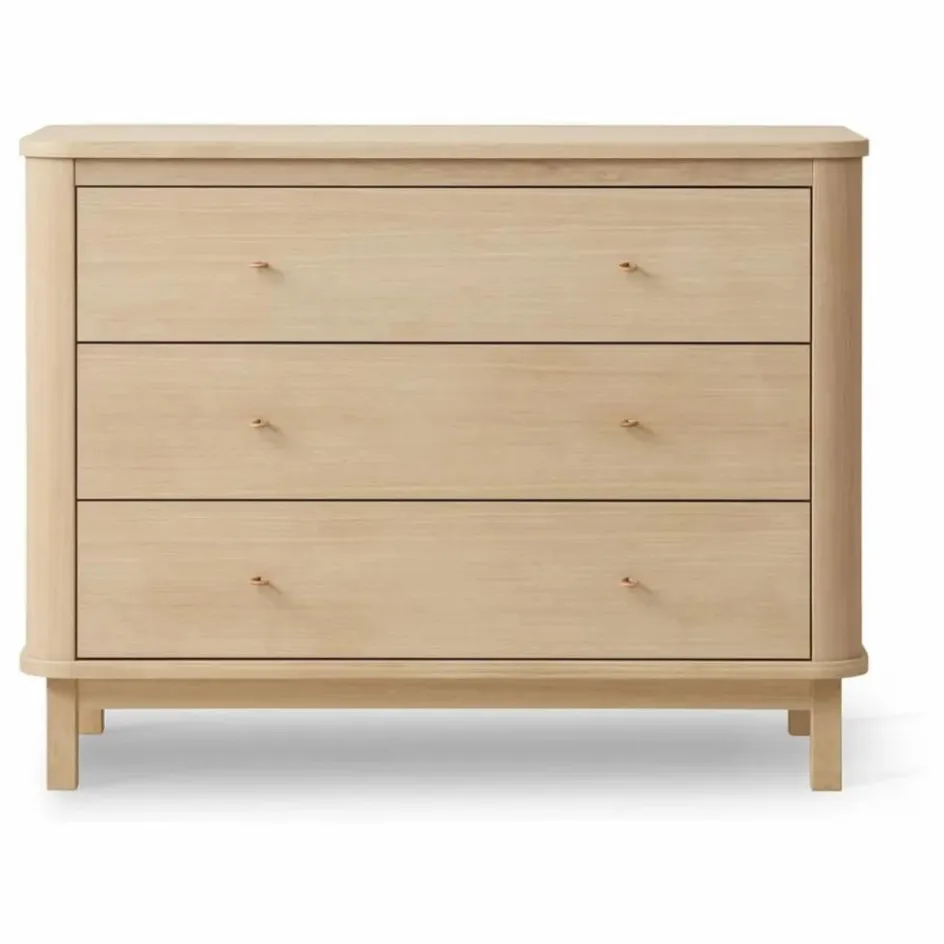 New Oliver Furniture Commode Wood 3 tiroirs en Chêne