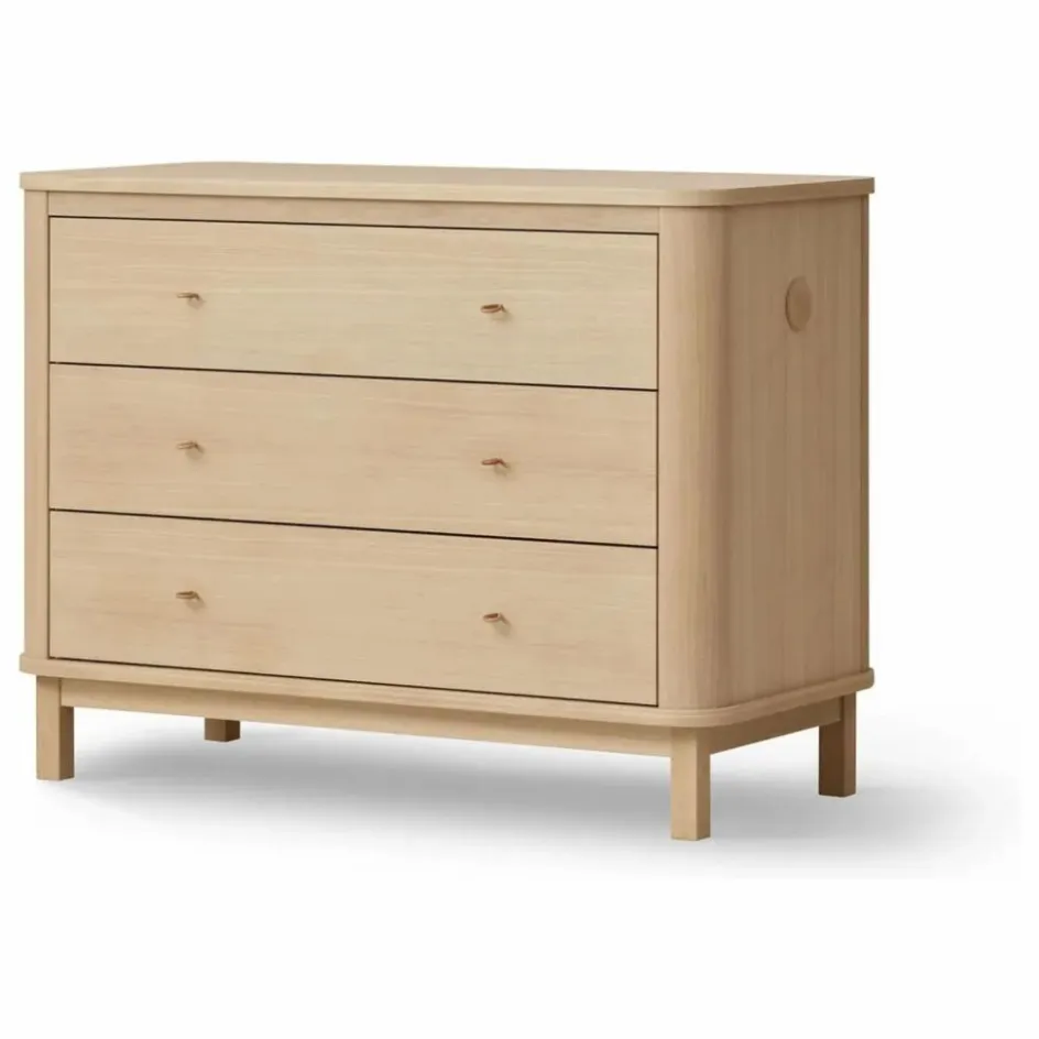 New Oliver Furniture Commode Wood 3 tiroirs en Chêne
