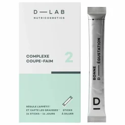 Homme D-LAB NUTRICOSMETICS Compléments Alimentaires|Soins, Wellness*Complexe Coupe-Faim - 14 sticks