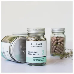 D-LAB NUTRICOSMETICS Complexe Peau Nette Complément alimentaire - 1 mois|Femme Soins Du Visage|Compléments Alimentaires