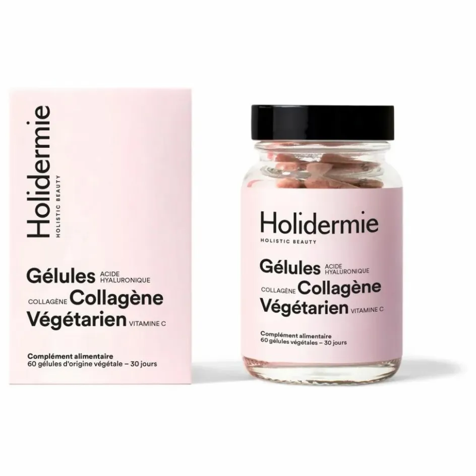 Holidermie Compléments Alimentaires*Complément alimentaire végétarien au collagène - 60 géllules