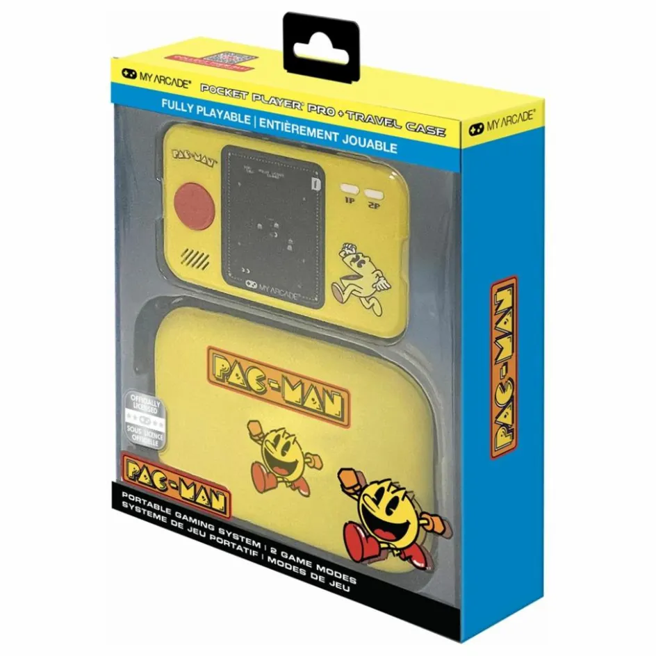 Sale Console de jeux avec son étui Pac-Man Jeux High-Tech