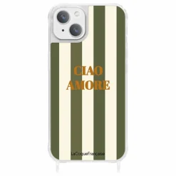 LaCoqueFrançaise Coque Iphone Ciao Amore | Vert kaki