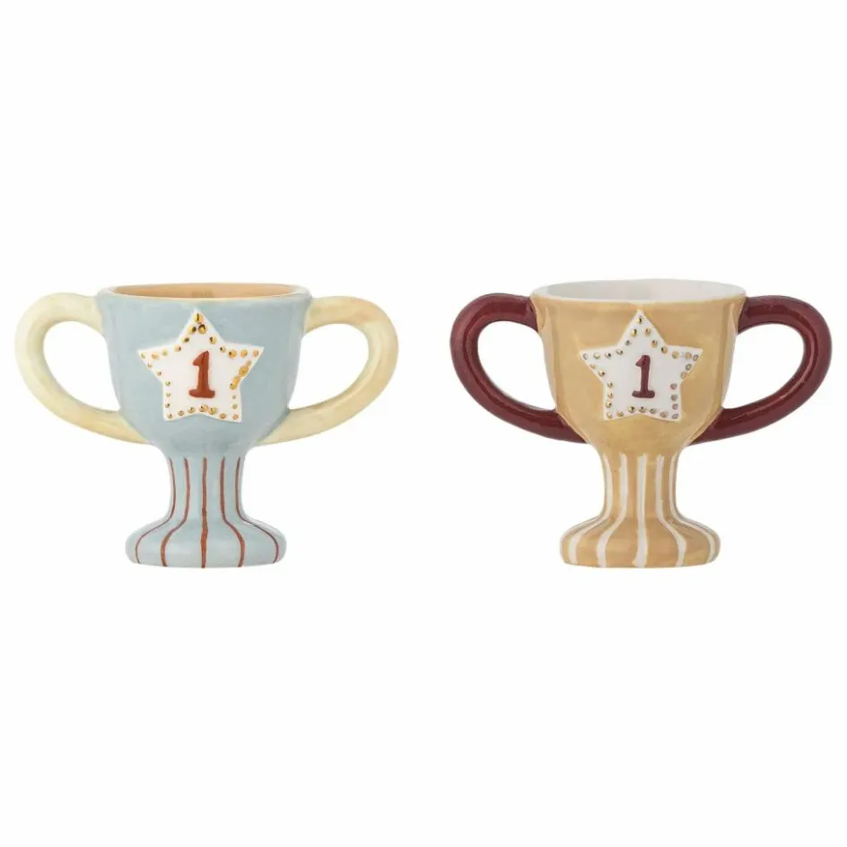 Enfant Bloomingville Mini Vaisselle Enfant*Coquetiers Trophée - Set de 2