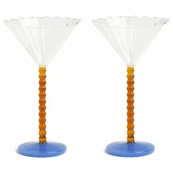 New &Klevering Coupes Perle - Set de 2 | Ambre