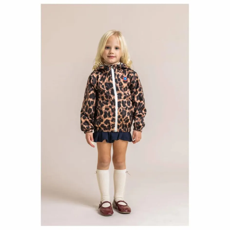 Flotte Coupe-Vent Imperméable Bastille Léopard Fibres Recyclées ||Enfant Manteaux, Blousons