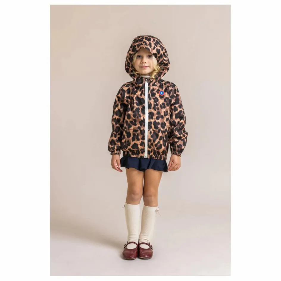 Flotte Coupe-Vent Imperméable Bastille Léopard Fibres Recyclées ||Enfant Manteaux, Blousons