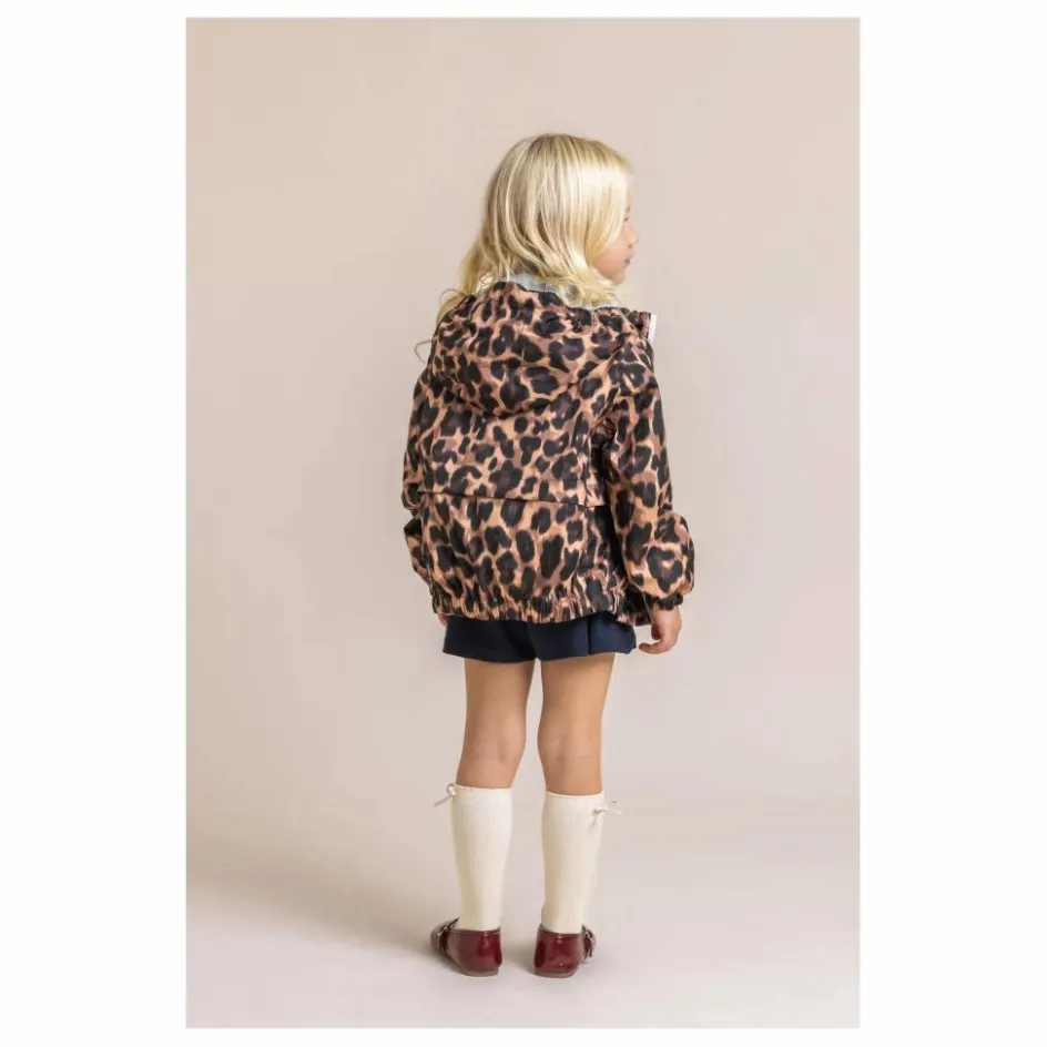 Flotte Coupe-Vent Imperméable Bastille Léopard Fibres Recyclées ||Enfant Manteaux, Blousons