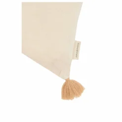 Best Nobodinoz Coussin à pompons - Lin Français | Gingembre