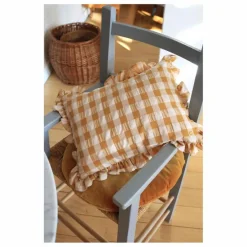 Barnabé aime le café Coussin à volant ||Enfant Coussins|Coussins Enfant