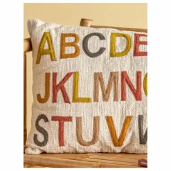 Clearance Bloomingville Mini Coussin alphabet Lexi Multicolore