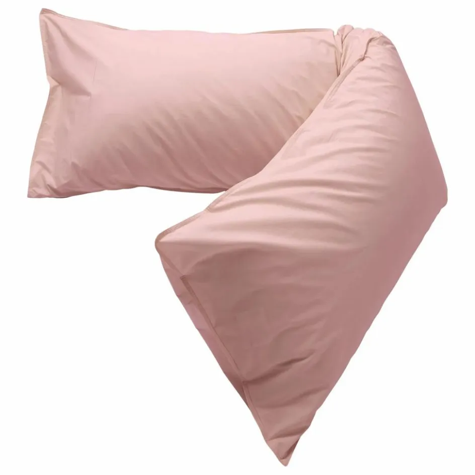 New Suite 702 Coussin Bedmate en percale organique - Dusty Rose | Vieux Rose