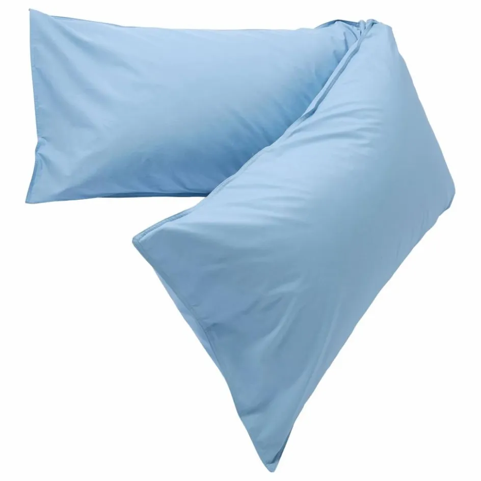 Suite 702 Coussins*Coussin Bedmate en percale organique - Sky Blue |