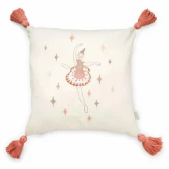 New Cam Cam Coussin brodé Ballerina Rose