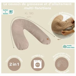 Discount Béaba Coussin d'allaitement Big Flopsy | Argile