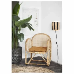 New Coussin d'assise rayé | Coussins