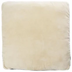Madam Stoltz Coussin de chaise en velours de coton || Coussins