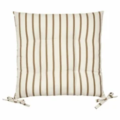 New Broste Copenhagen Coussin de chaise Franca | Marron