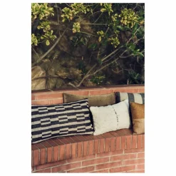 HKliving Coussin en laine | Crème