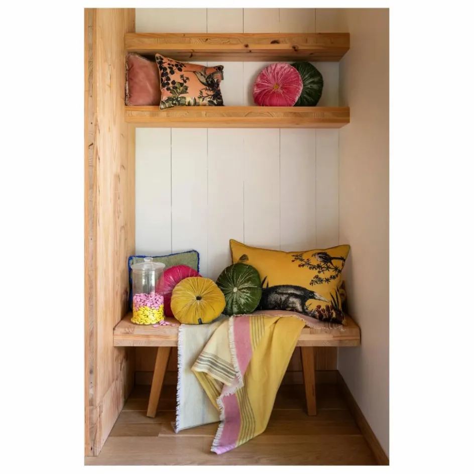 Le Monde Sauvage Coussins*Coussin en velours de soie Goa |