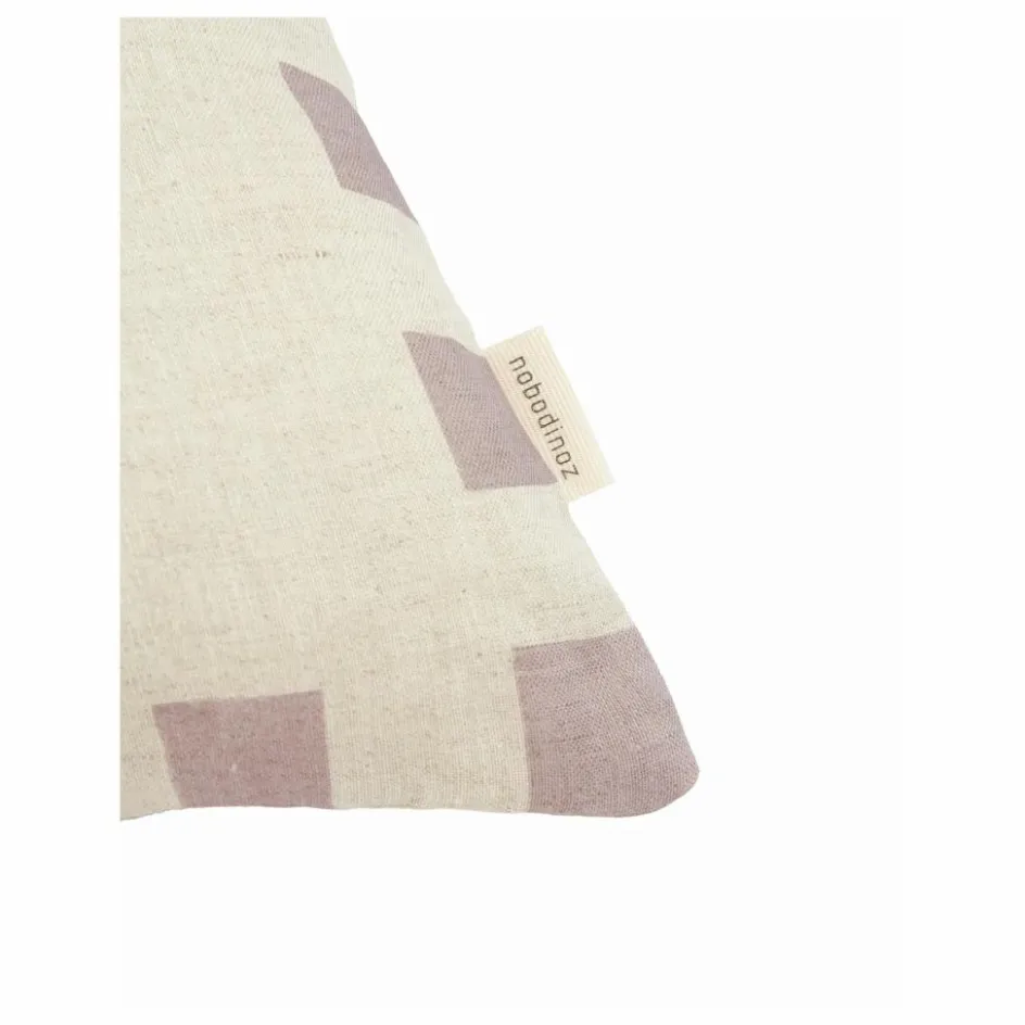 Online Nobodinoz Coussin Fleurs - Lin Français | Lilas tLilas