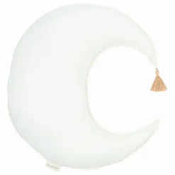 Hot Coussin Lune - Lin Français | Enfant Coussins|Coussins Enfant