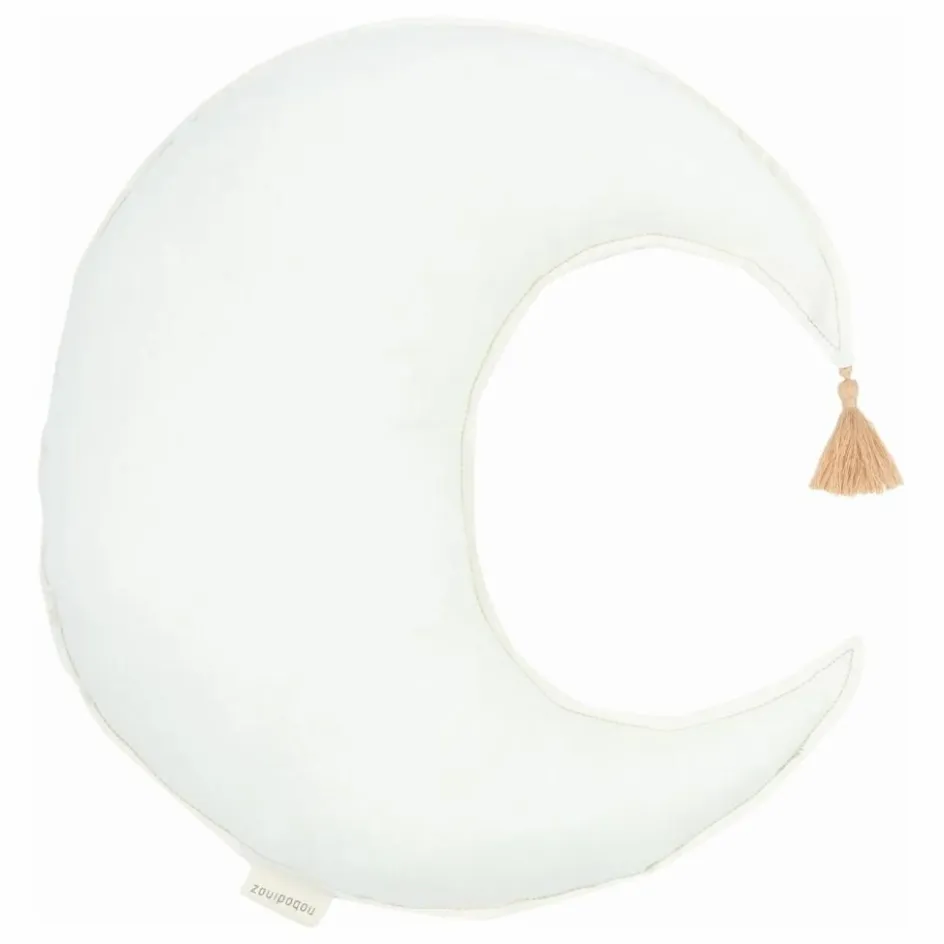 Hot Coussin Lune - Lin Français | Enfant Coussins|Coussins Enfant