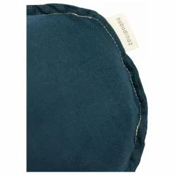Nobodinoz Coussin Nuage avec broderie Oiseau - Lin Français ||Enfant Coussins|Coussins Enfant