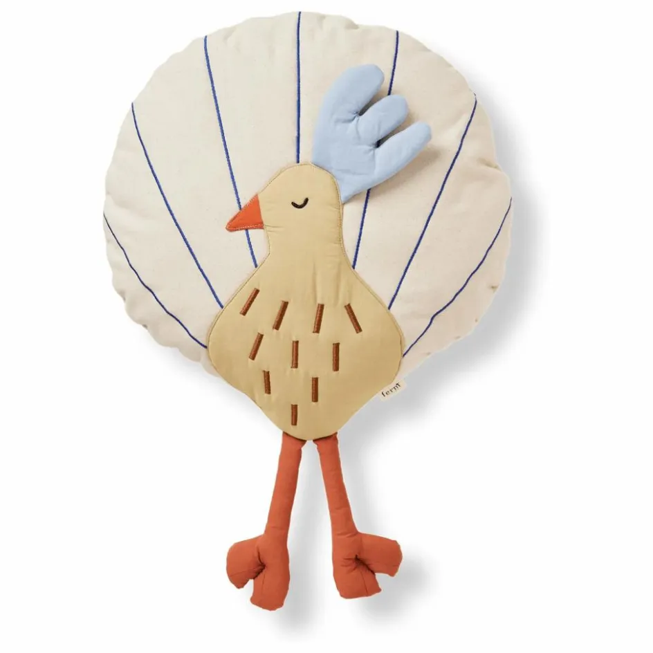 Ferm Living Kids Coussin Paon ||Enfant Coussins|Coussins Enfant