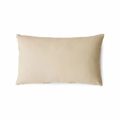 Outlet HKliving Coussin rayé en velours | Crème
