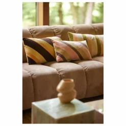 HKliving Coussins*Coussin rayé en velours |