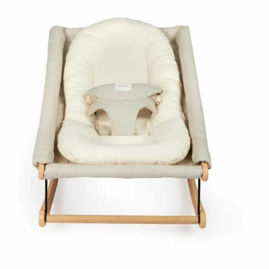 Online Nobodinoz Coussin réducteur pour transat Growing green en sergé de coton bio Naturel