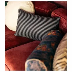 Outlet Coussin rectangulaire Carino en tissu rayé | Coussins