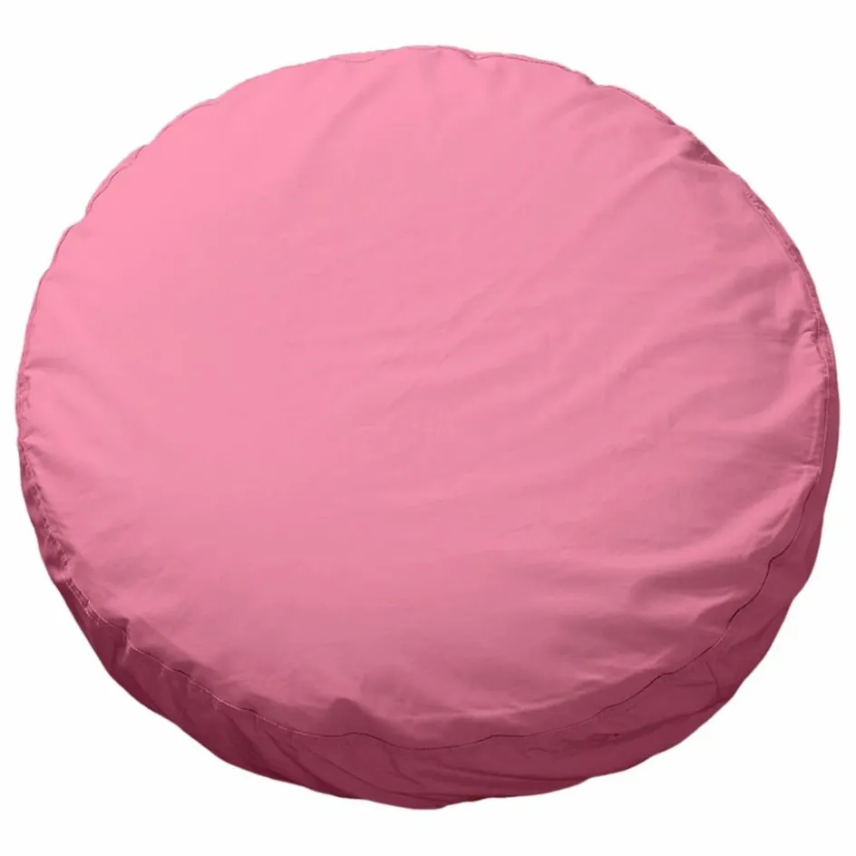 Sale Suite 702 Coussin rond Bigdot en percale organique - Pink Candy | Rose bonbon
