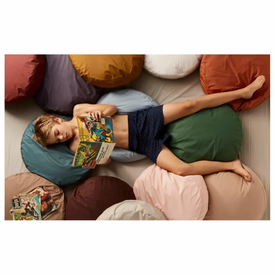 Suite 702 Coussins*Coussin rond en percale organique |
