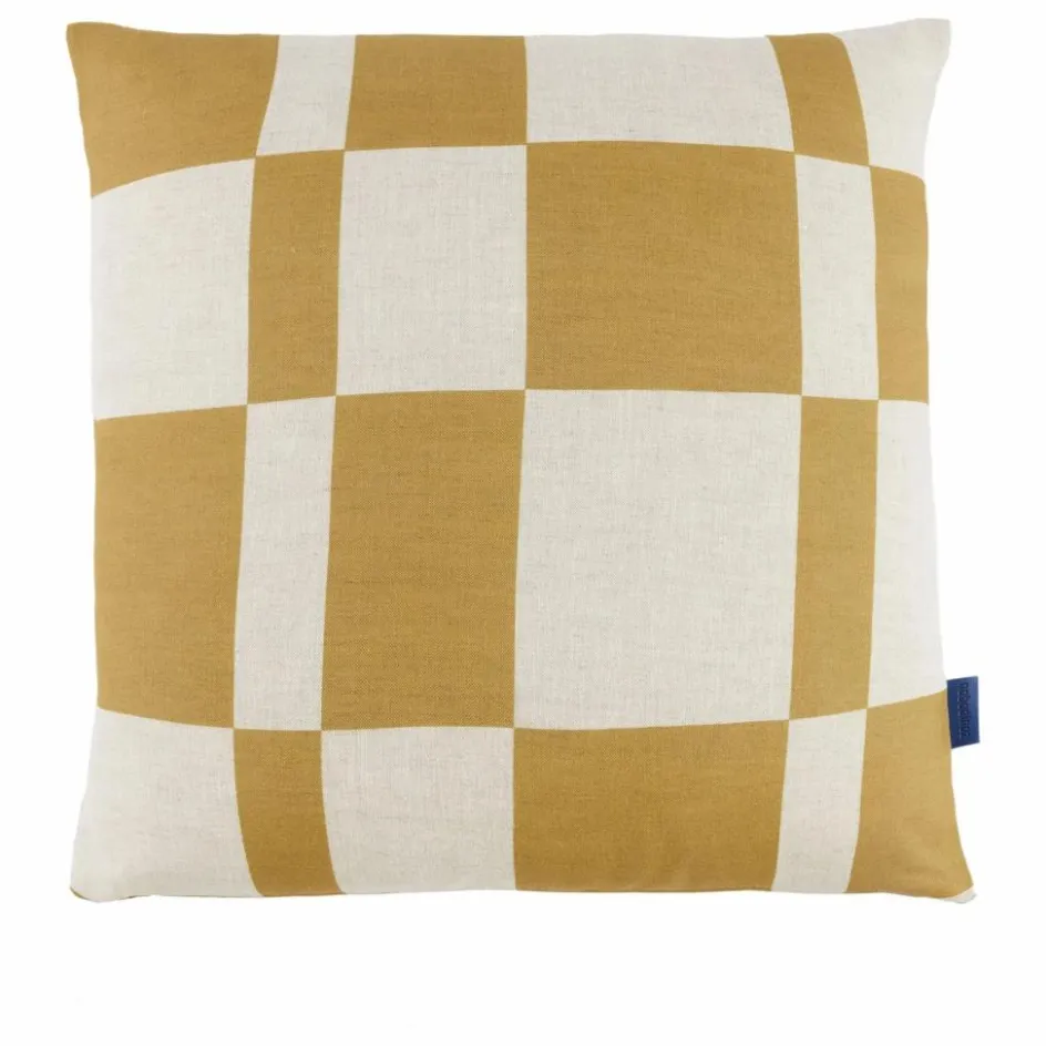 New Nobodinoz Coussin Stanley Tiles | Jaune moutarde