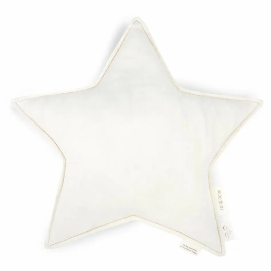 Nobodinoz Coussin étoile - Lin Français ||Enfant Coussins|Coussins Enfant