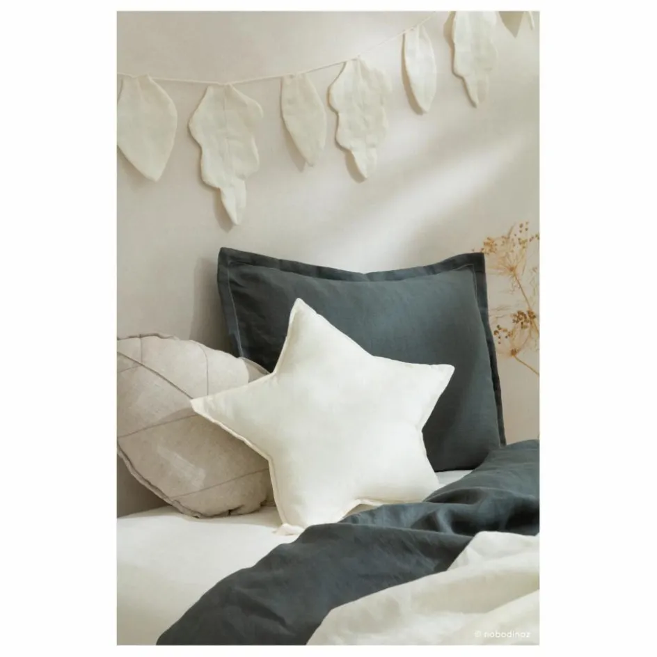 Nobodinoz Coussin étoile - Lin Français ||Enfant Coussins|Coussins Enfant