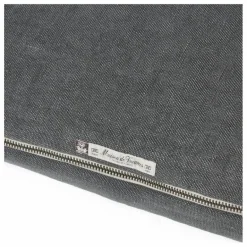 Maison de Vacances Coussin Vice versa black line en lin lavé stone washed || Coussins
