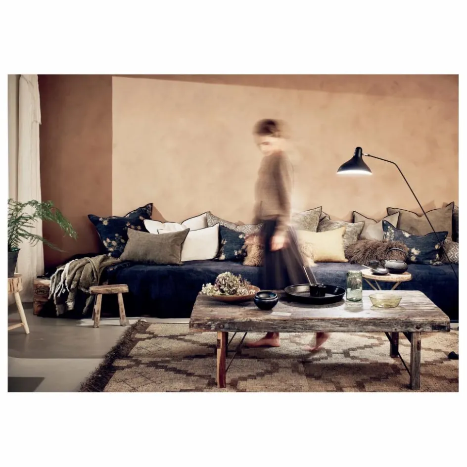 Maison de Vacances Coussins*Coussin Vice Versa en lin wabi sabi |