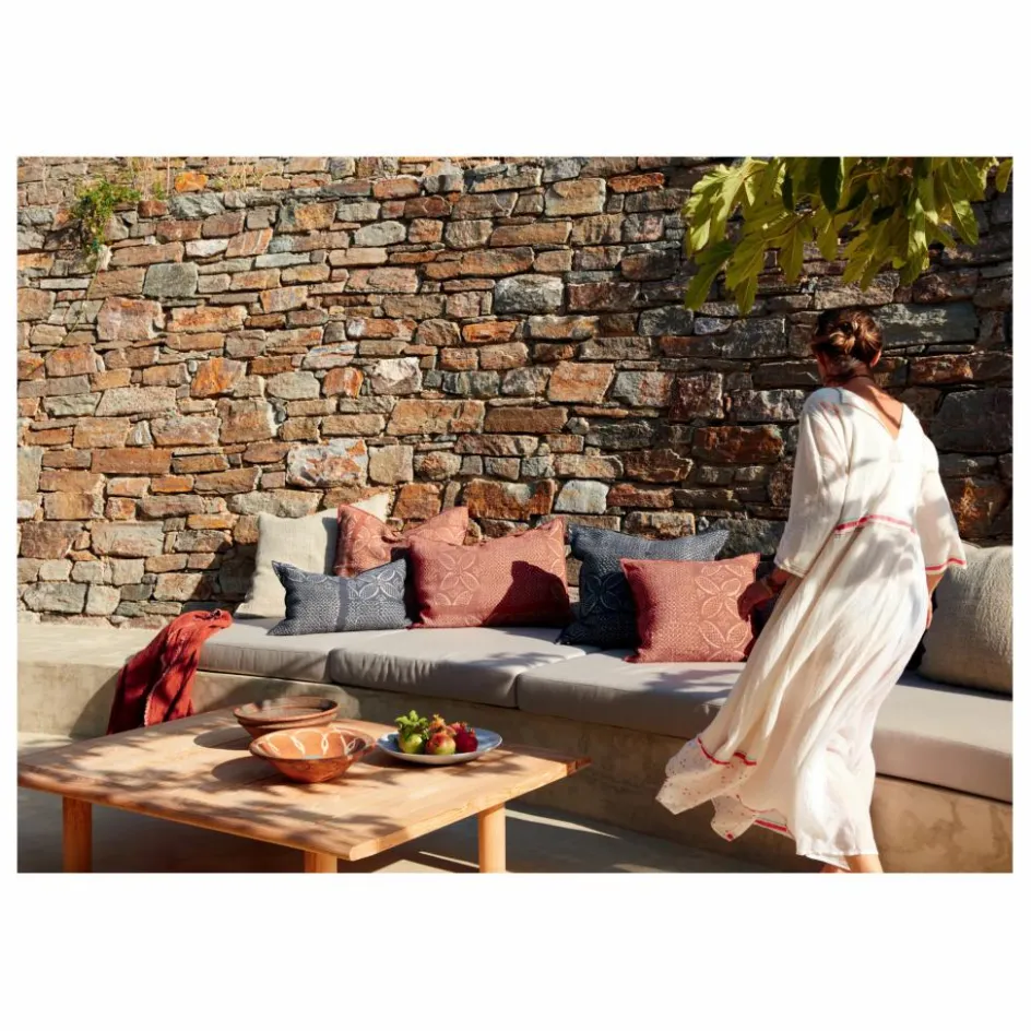 Online Coussin Vice Versa en lin Wabi-Sabi Bogolan | Coussins