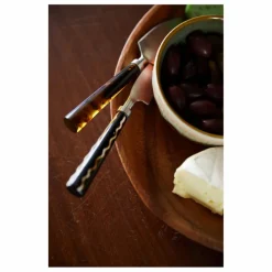 Outlet HKliving Couverts à fromage - Set de 2 | Marron